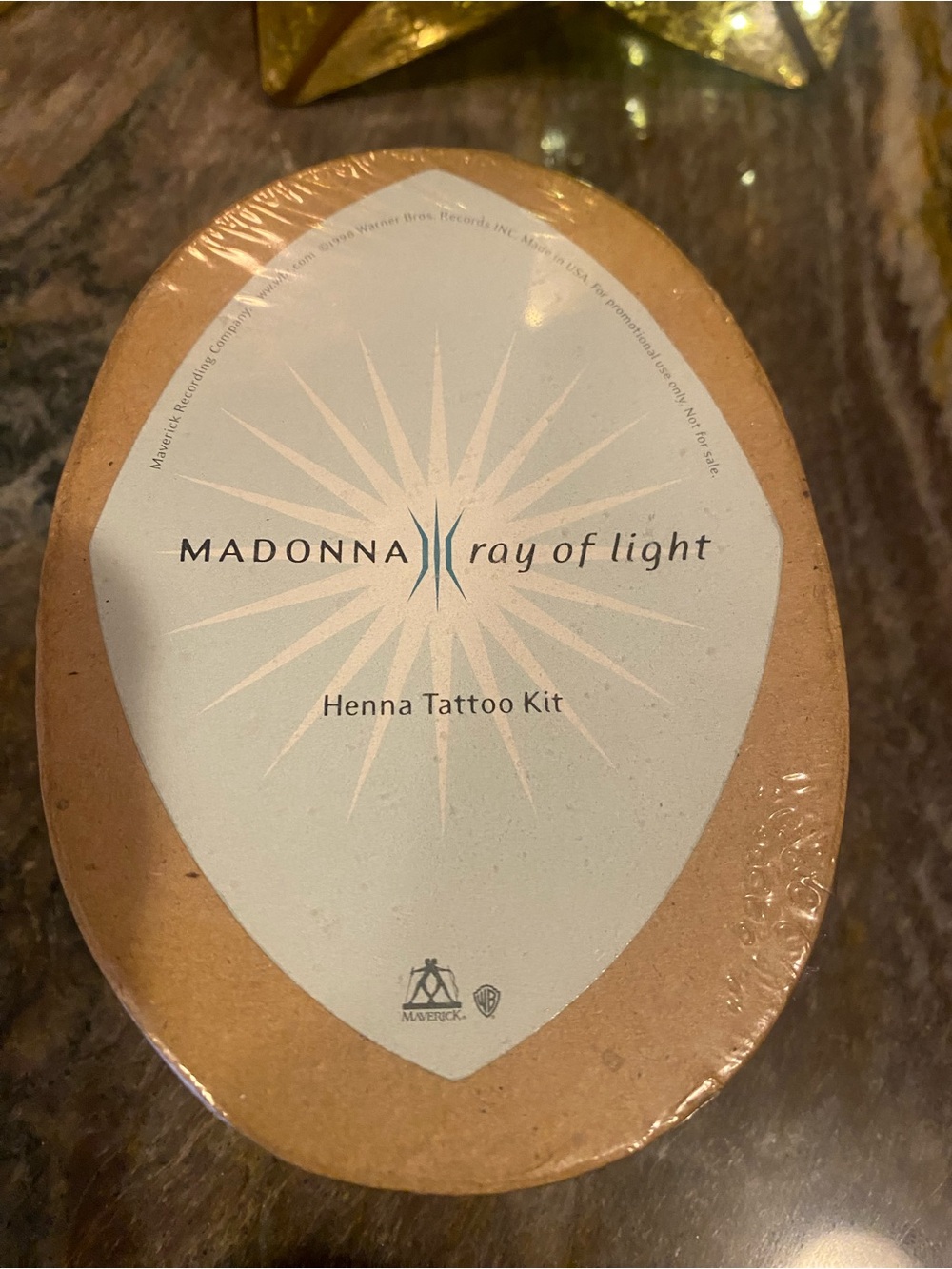 Madonna Ray of Light Henna Tattoo Kit SEALED MINT 1998!!